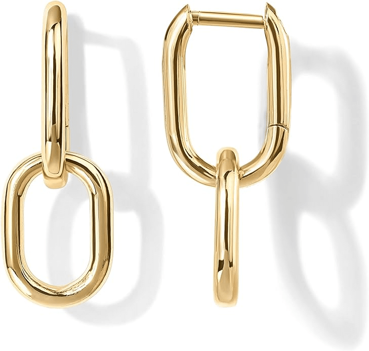 The Best Gold Earrings for Women Over 50 tania stephens 50 is not old fashion blogger  link