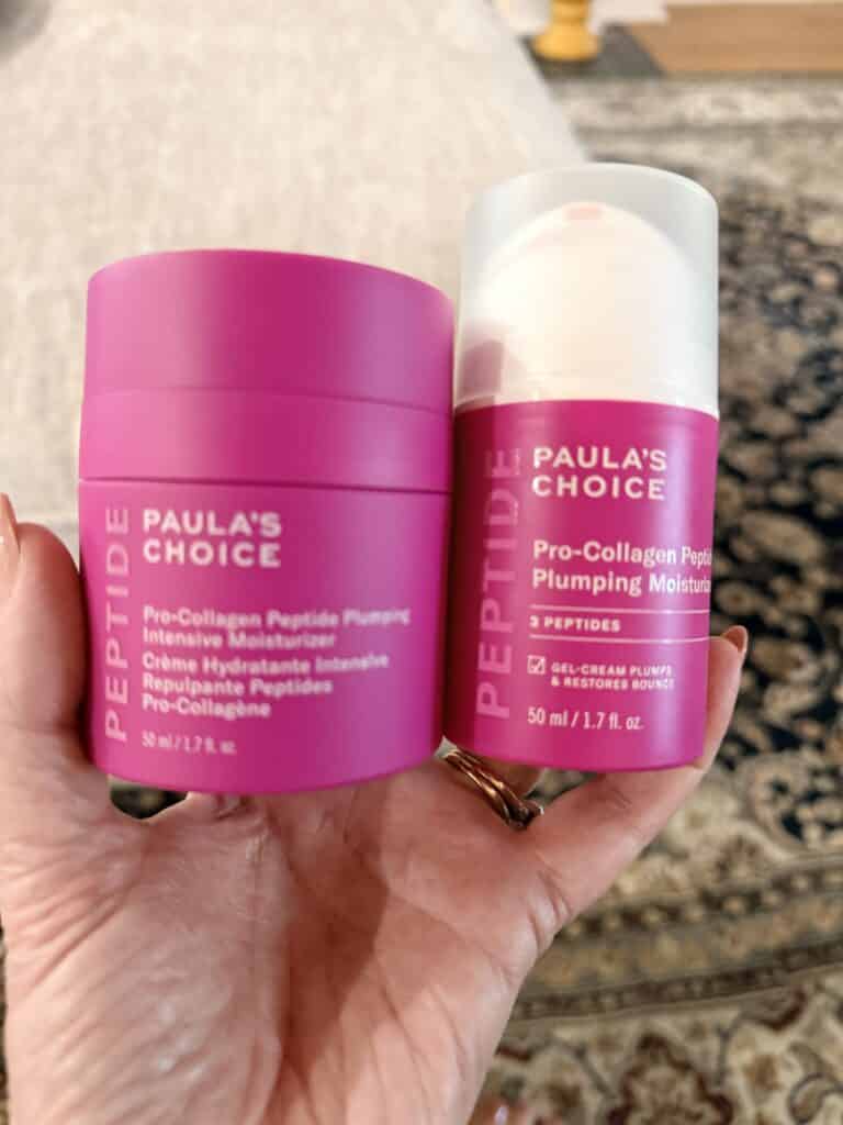 Paula's Choice Peptide moisturizers for winter skin over 50