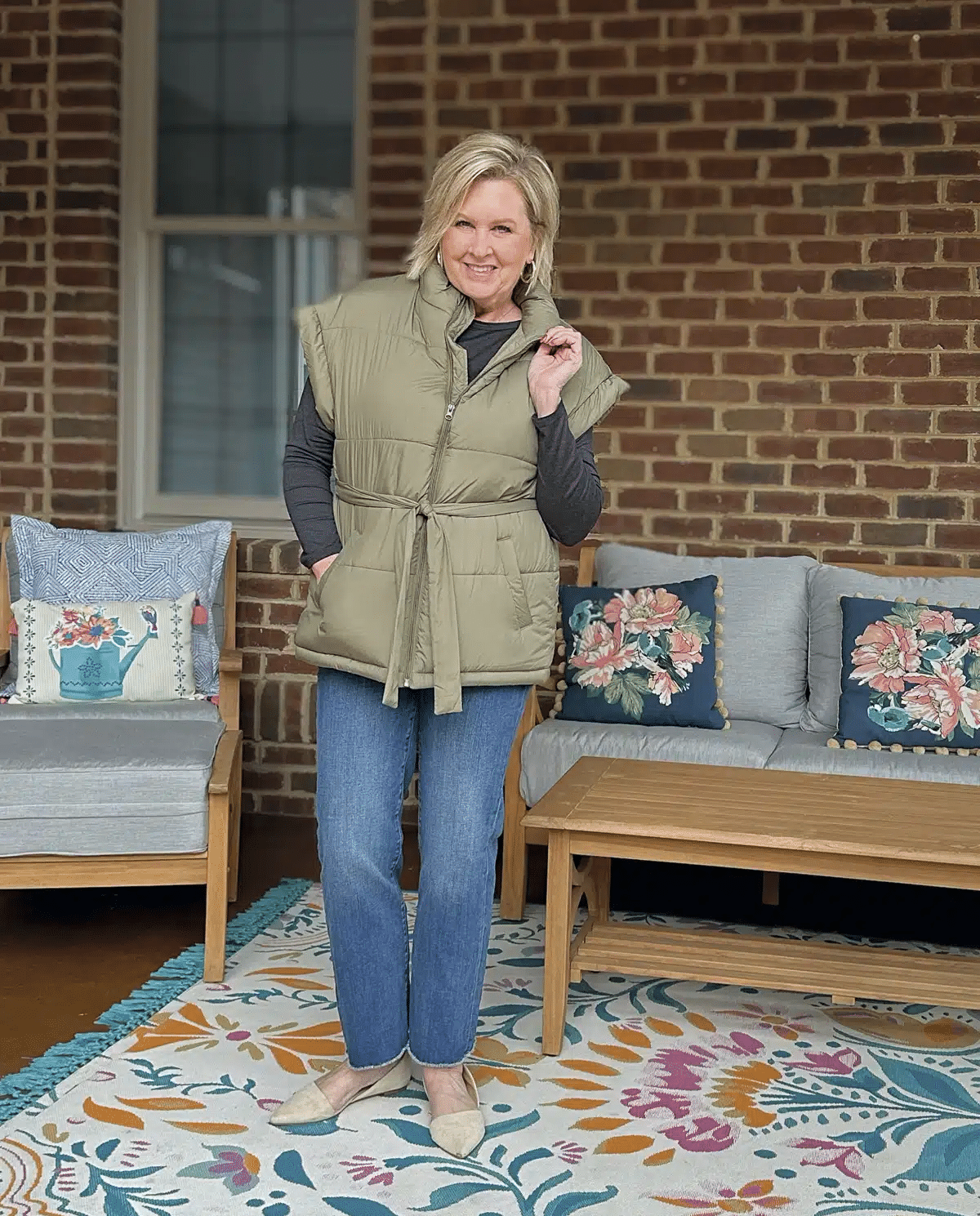 Olive Green Woman Over 50