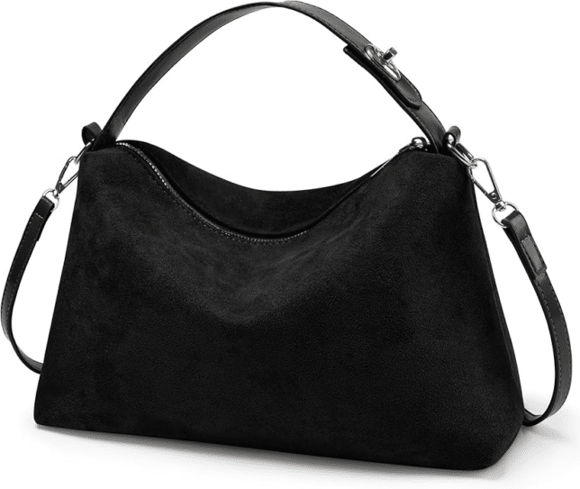Suede Crossbody Bag