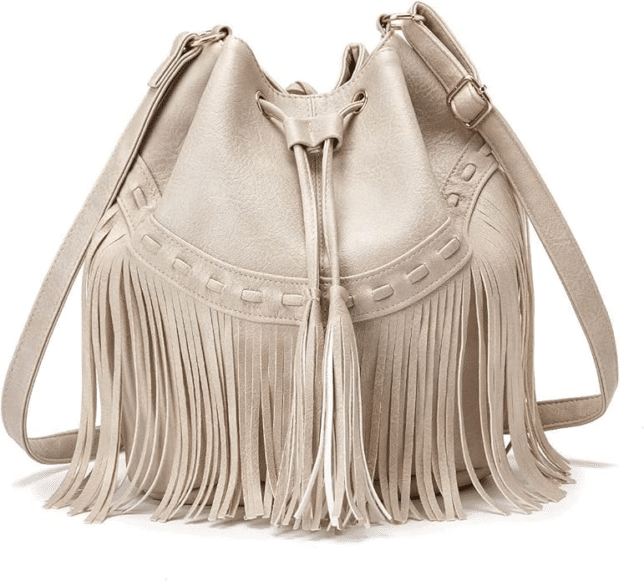 Bucket Bag with Fringe Amazon