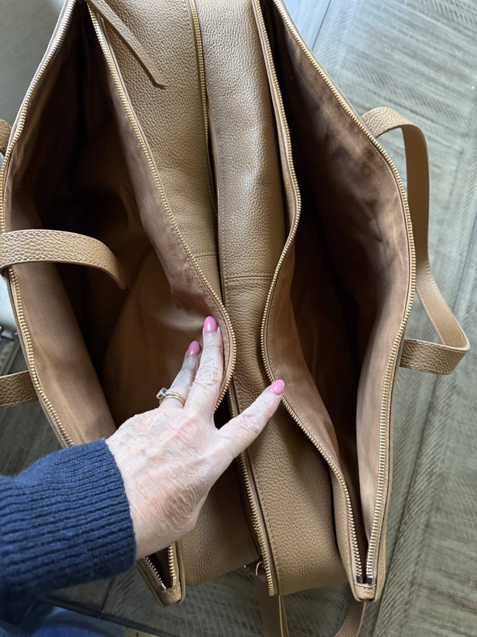 Travel weekender bag from Quince