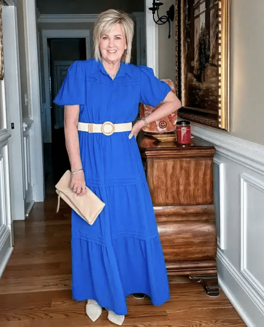 How to Belt a Dress for a Flattering Shape Over 50