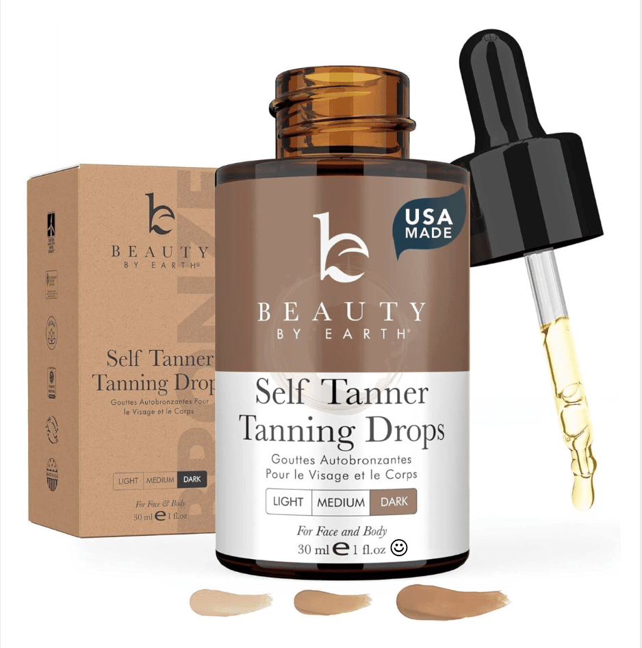 beauty by earth self tanner tanning drops