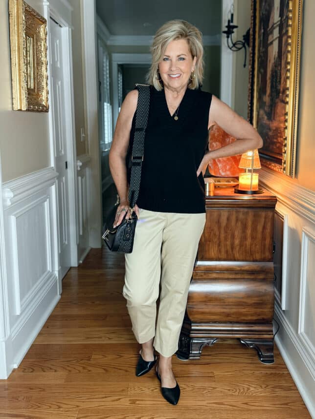 Basic Ankle Pants - Beige