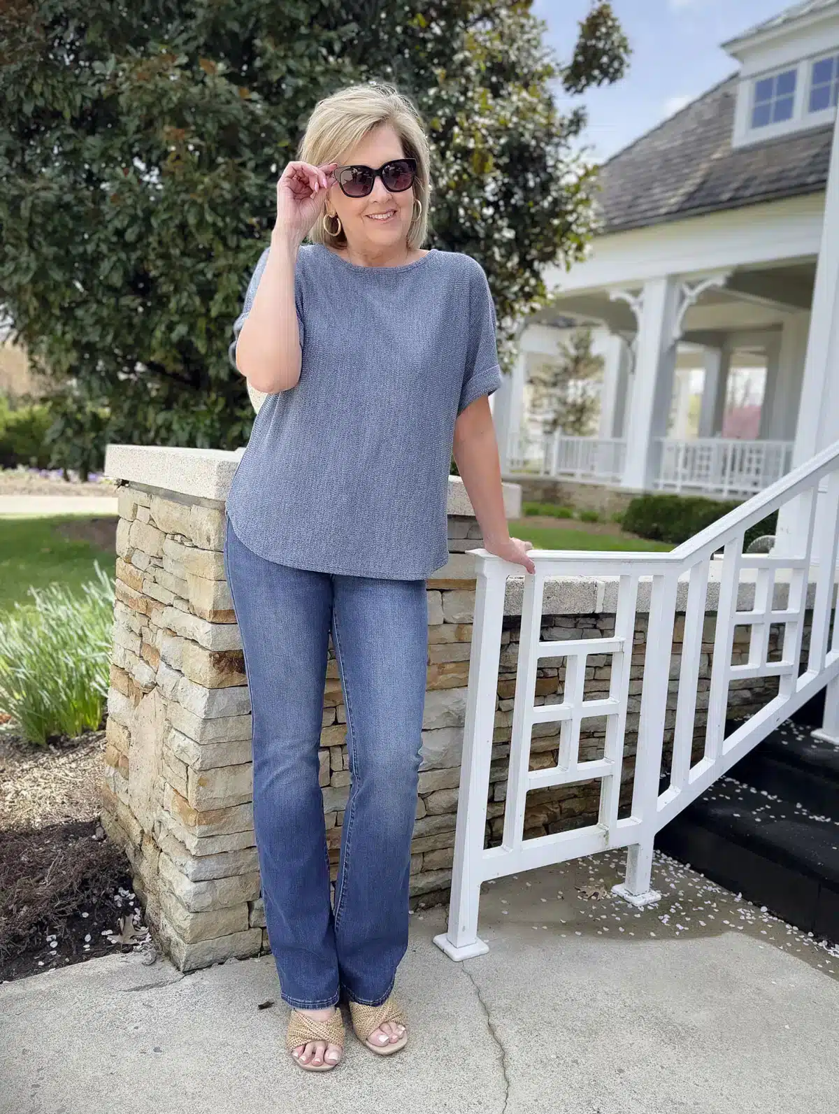Nicole High Rise Boot Cut Jeans