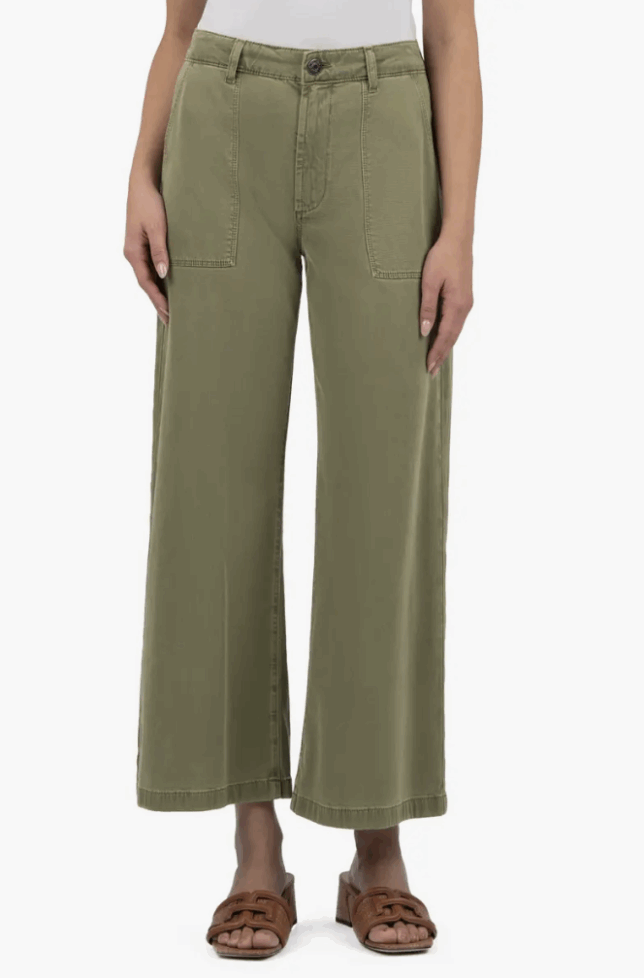 Kut from the Kloth Meg High Waist Ankle Wide Leg Pants
