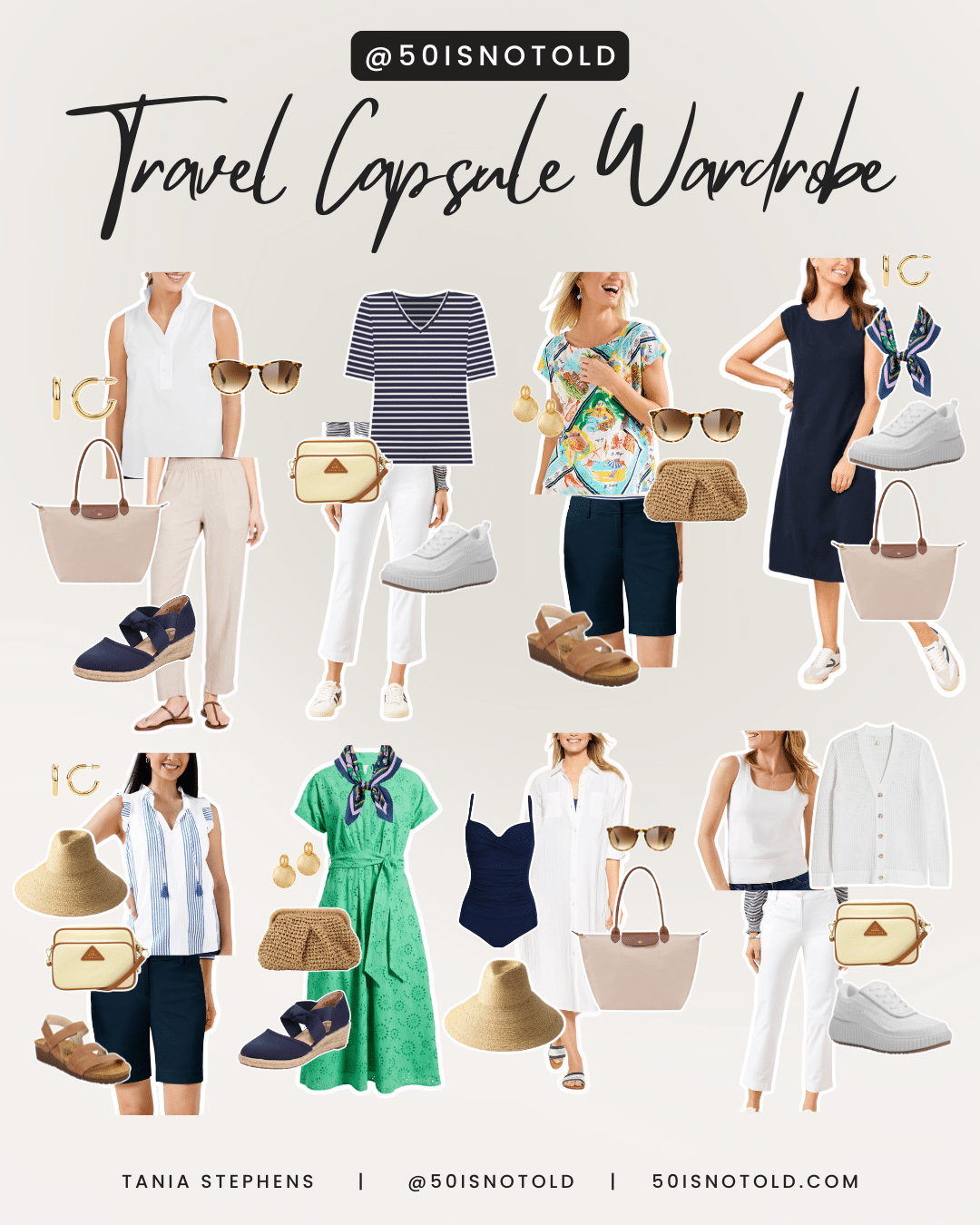 TRAVEL CAPSULE WARDROBE FOR WOMEN OVER 50