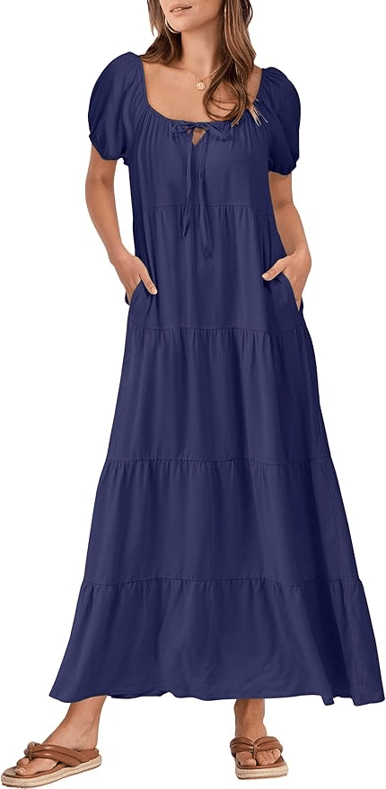 PRETTY BEST DRESSES ON AMAZON FOR WOMEN OVER 50 FOR SUMMER 2025