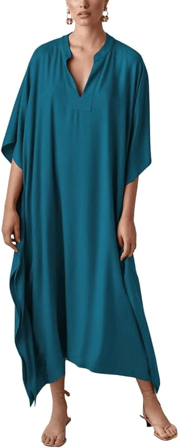 BEACH CAFTAN DRESS WOMEN OVER 50