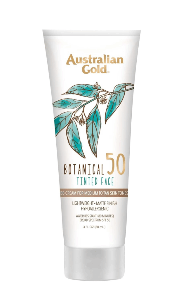 Best Drugstore Sunscreens for Mature Skin botanical 50 tinted face sunscreen