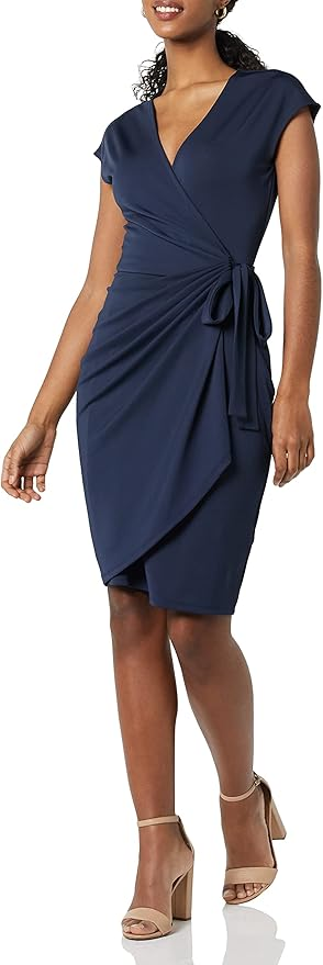 The Best Wedding Guest Dresses on Amazon for Women Over 50 tania stephens wrap dress