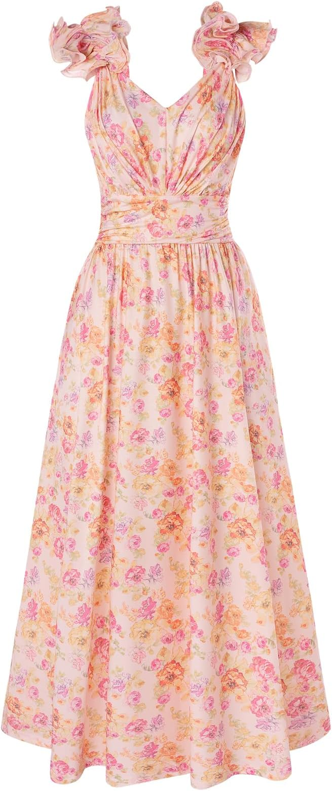 The Best Wedding Guest Dresses on Amazon for Women Over 50 tania stephens 50 is not old fashion blogger floral