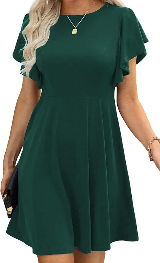 The Best Wedding Guest Dresses on Amazon for Women Over 50 tania stephens 50 is not old fashion blogger green