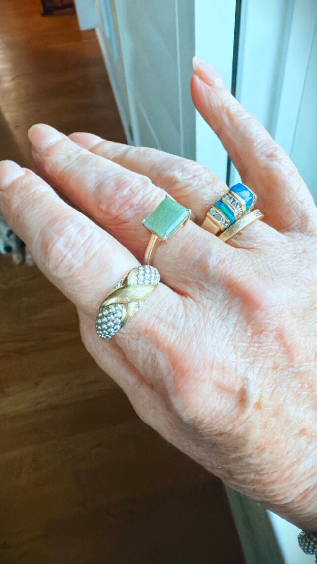 Lagos ring on Tania Stephens