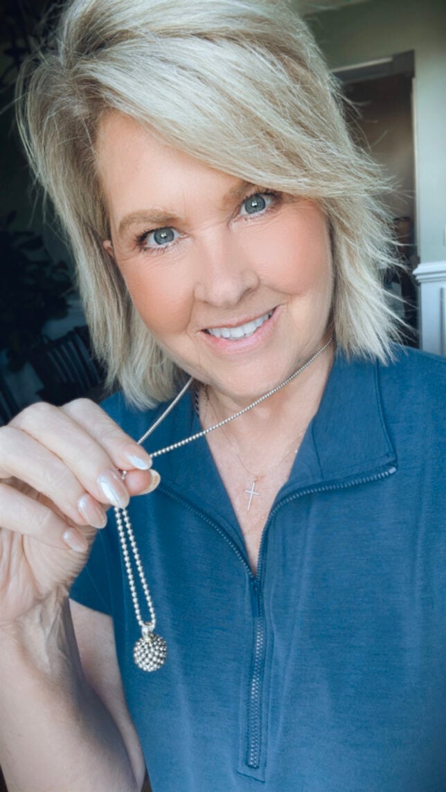 Lagos Necklace on Tania Stephens
