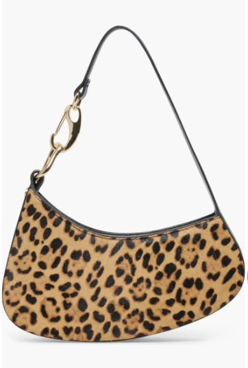 Dolce Vita Calf Hair Shoulder Bag Fall Leopard Print Accessories 2025