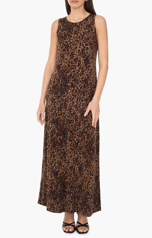 Vince Camuto Animal Print Knit Maxi Dress NORDSTROM NSALE FINDS YOU CAN WEAR NOW