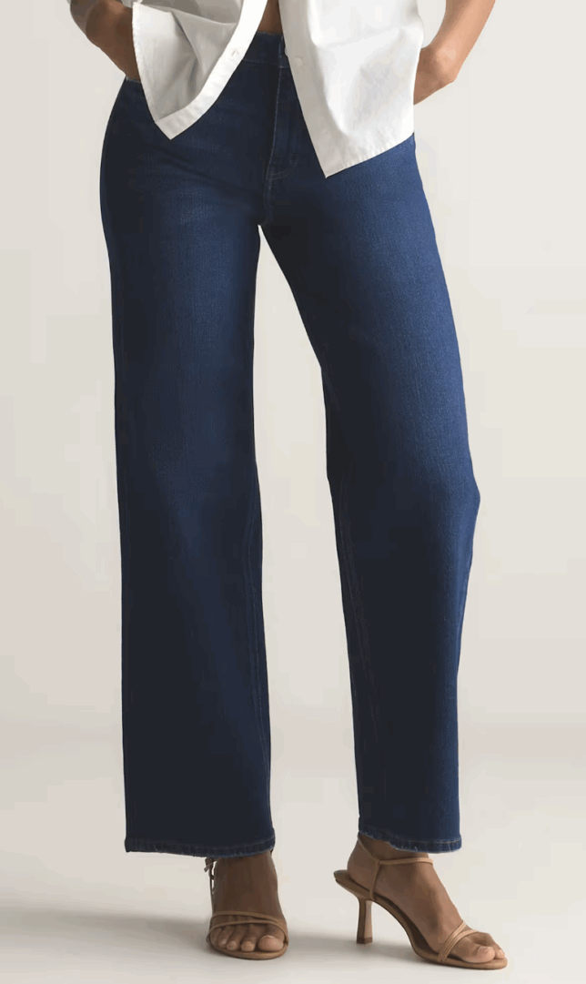 Are Quince Jeans Worth It? My Honest Review for Women Over 50 tania stephens 50 Is not old fashion blogger straight let