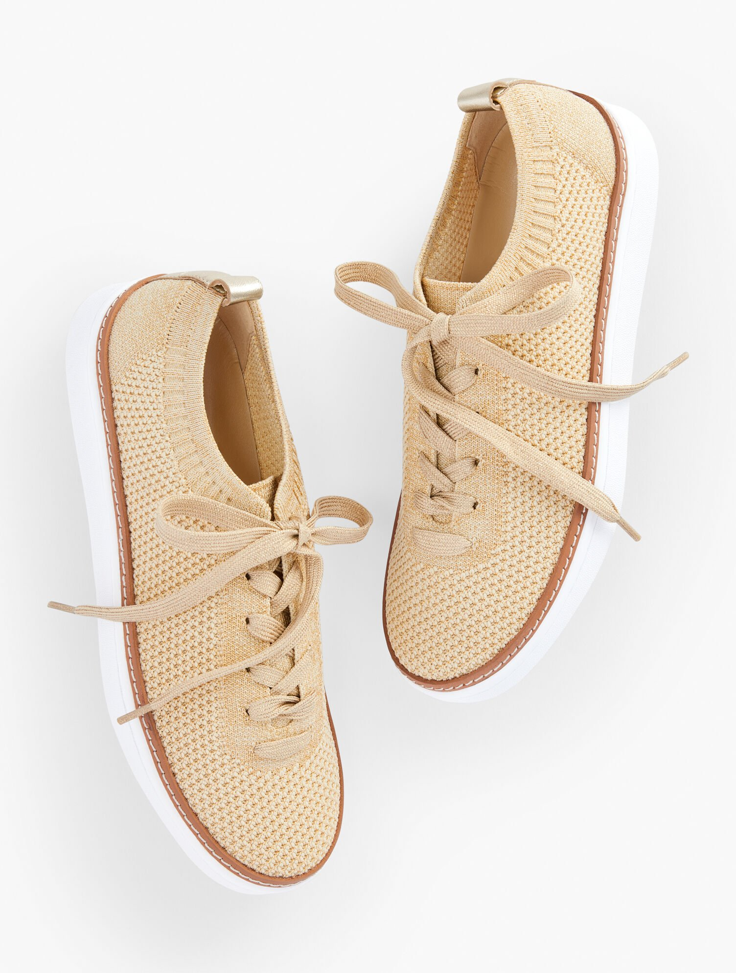 Summer Sneakers: Comfortable, Chic Picks for Women Over 50 tania stephens 50 is not old fashion blogger  metallic knit