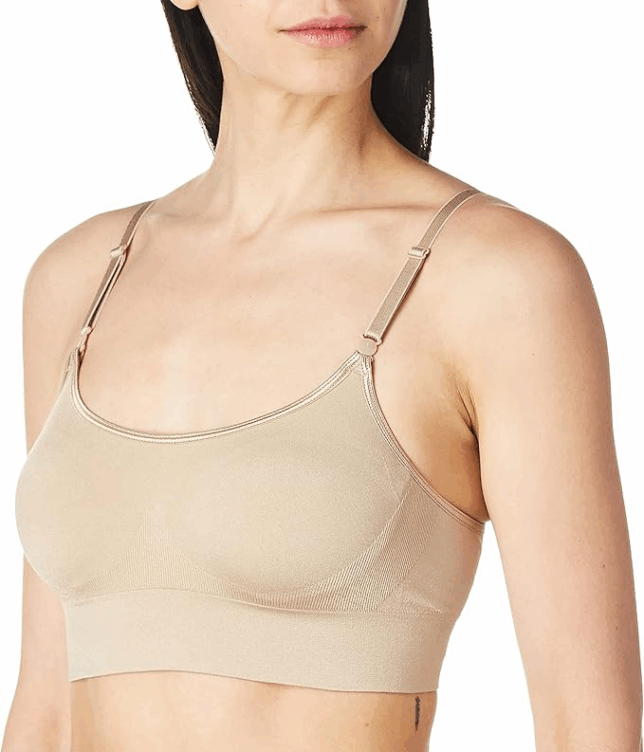 Warner's Easy Does It Dig-Free Band with Seamless Stretch Wireless Lightly Lined Convertible Comfort Bra Rm0911a