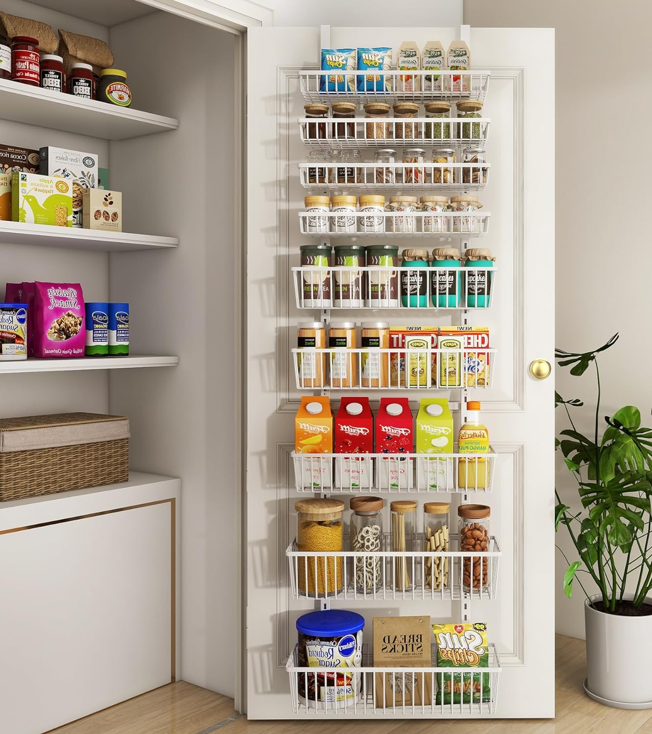 Mefirt 9-Tier Over-the-Door Pantry Organizer AMAZON HOME FINDS