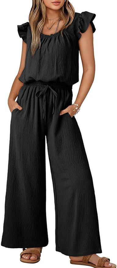 Amazon Prime Day Best Fashion Finds Deals Sales Ruffle Sleeve Jumpsuit