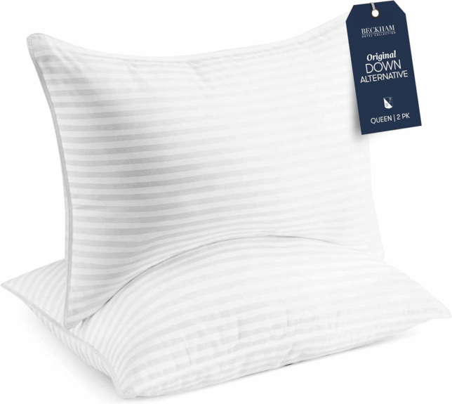 Beckham Hotel Collection Bed Pillows Amazon Prime Day Best Home Deals Sales Finds