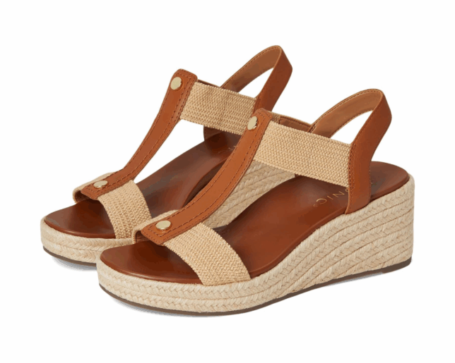 Wedge Sandals That Are Easy To Wear tania stephens 50 is not old fashion blogger vionic