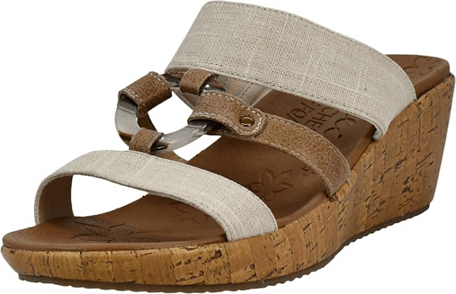 Wedge Sandals That Are Easy To Wear tania stephens 50 is not old fashion blogger sketchers