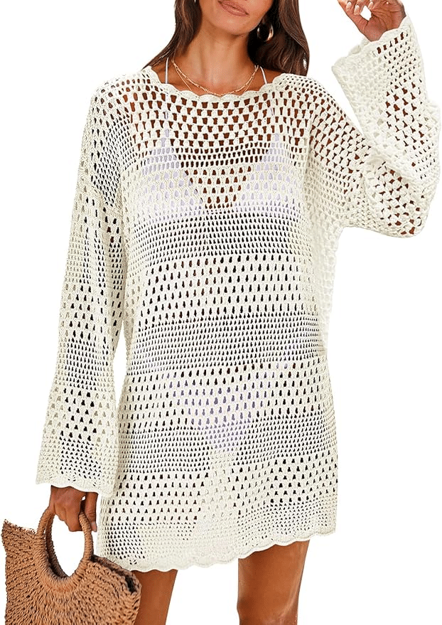 AMAZON PRIME DAY FINDS Crochet Swim Cover Up