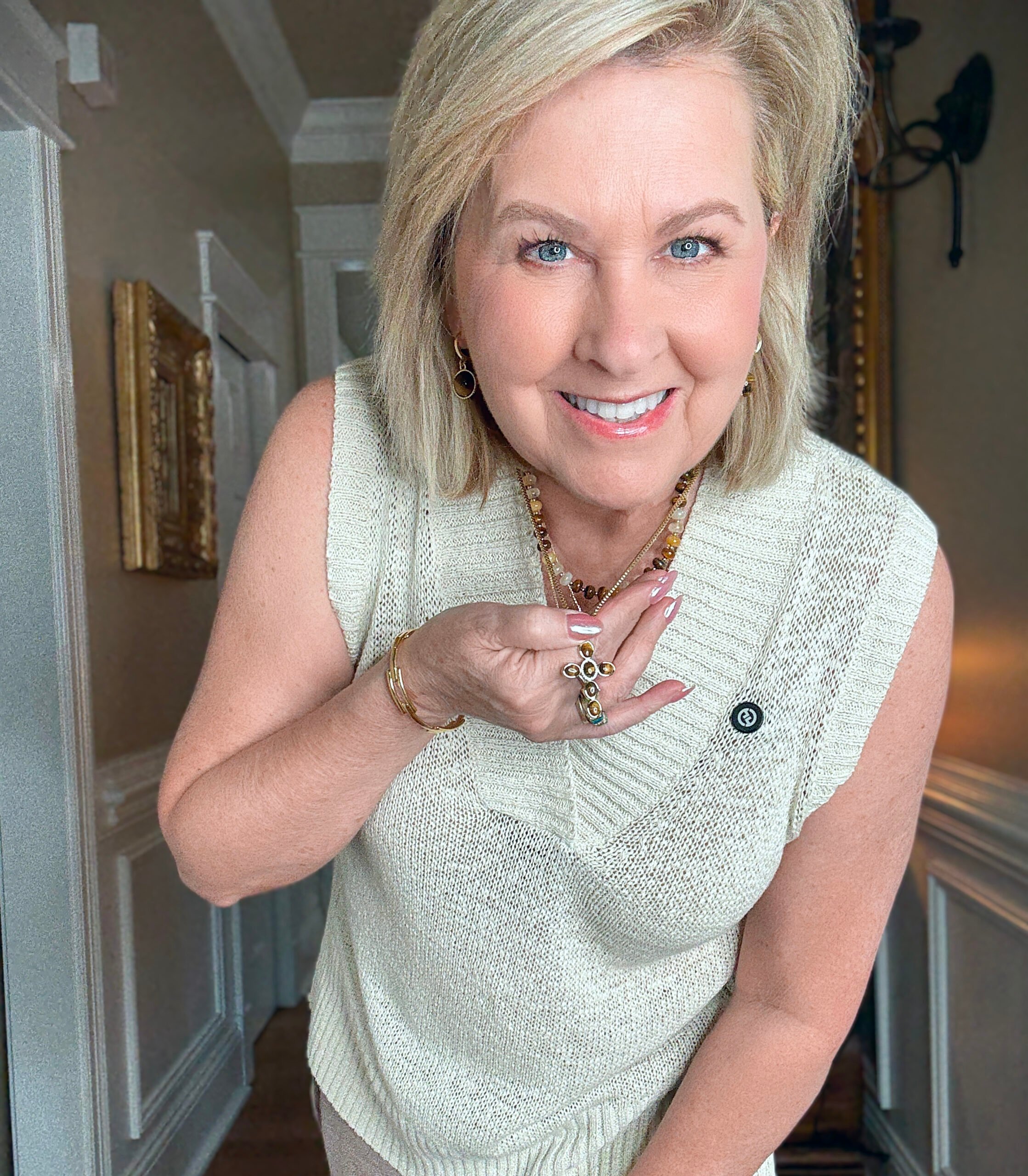 Tania is showing how to do a Summer to fall transition with jewelry