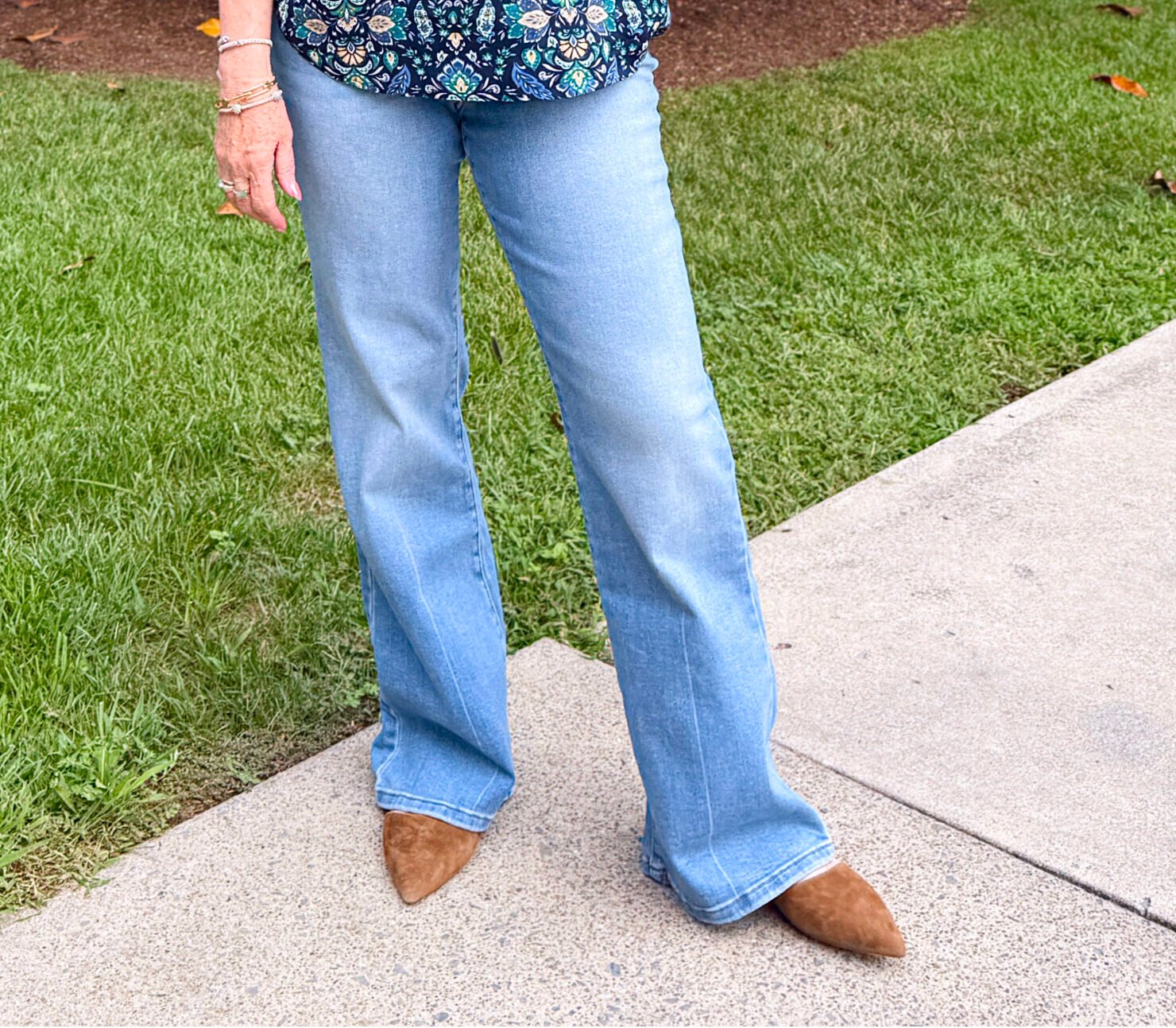wide leg jeans for fall from Kohl's