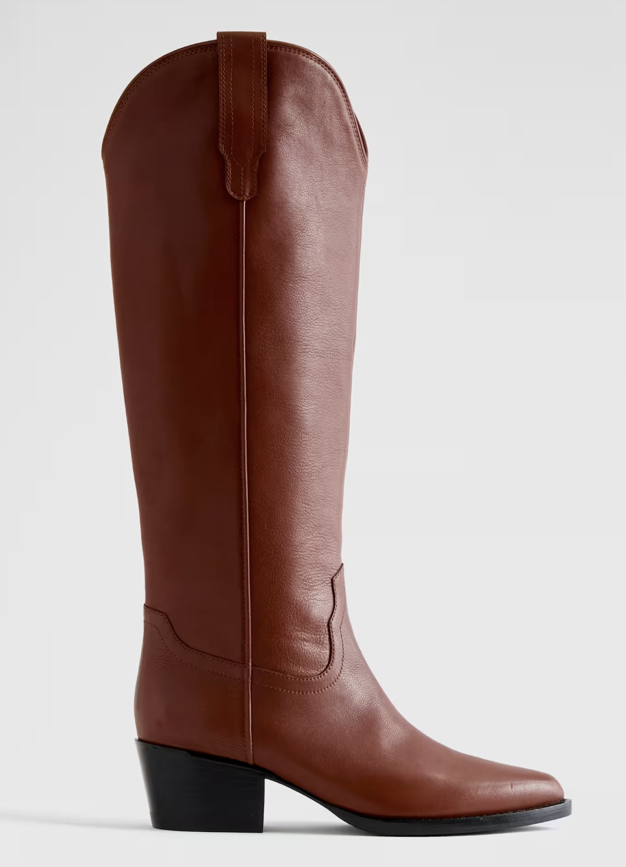 Western Style Is Trending in 2025. Here’s How to Wear It Over 50 fashion blogger tania stephens 50 is not old  cowboy boots