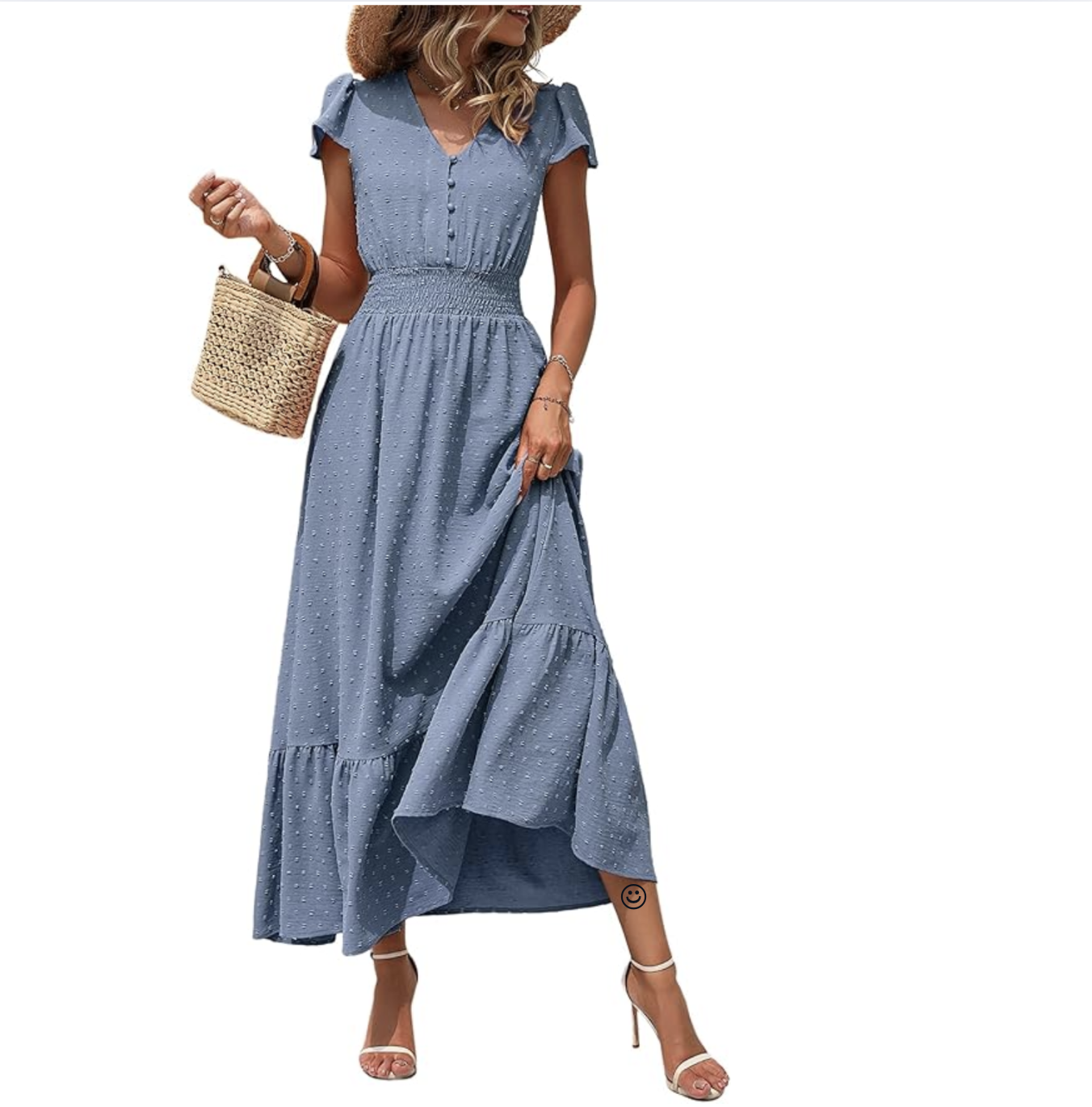 How to Wear a Smocked Dress Without Looking Too Young tania stephens 50 is not old fashion blogger smocked waist