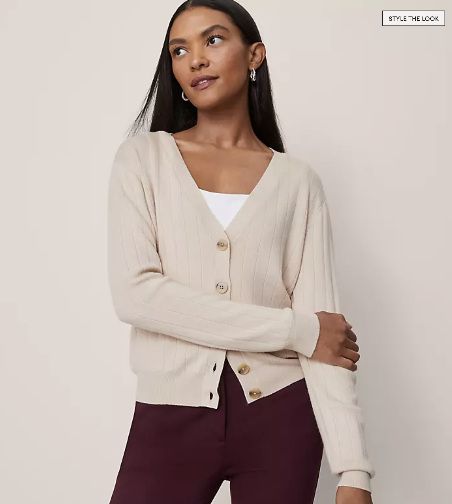 The Secret to Effortless Fall Outfits? Try These Lightweight Cardigans tania stephens 50 is not old fashion blogger  ribbed