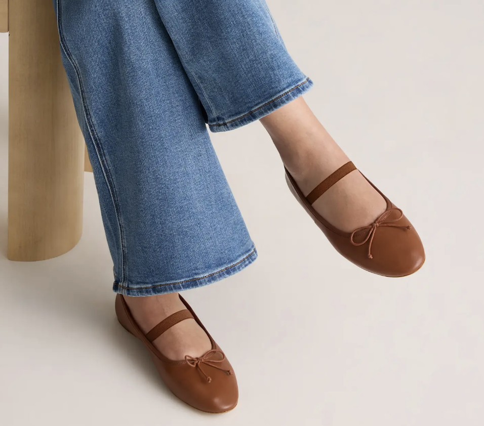 Most Comfortable Ballet Flats & Mary Janes to Wear This Fall 2025 tania stephens 50 is not old fashion blogger quince