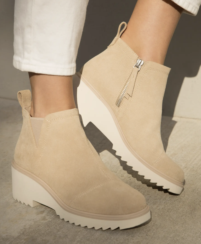 Step Into Fall With the Best Booties for Women Over 50 tania stephens 50 is not old fashion blogger  toms