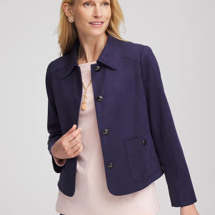 suede jacket women over 50