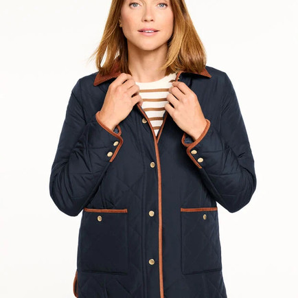 NAVY BARN CHORE JACKET TALBOTS 