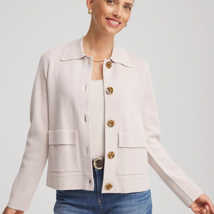 button up knit jacket for fall 2025