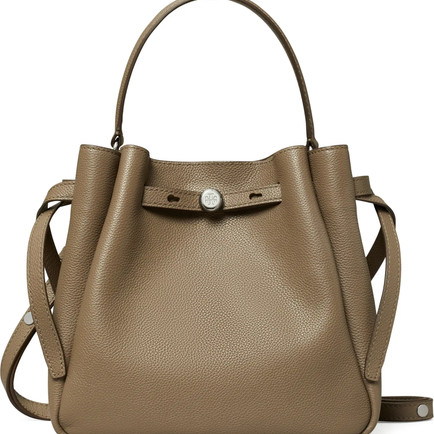 Tory Burch Romy Pebble Leather Bucket Bag