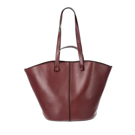 Time and Tru Large Faux Leather Tulip Tote Bag AFFORDABLE STYLISH HANDBAG