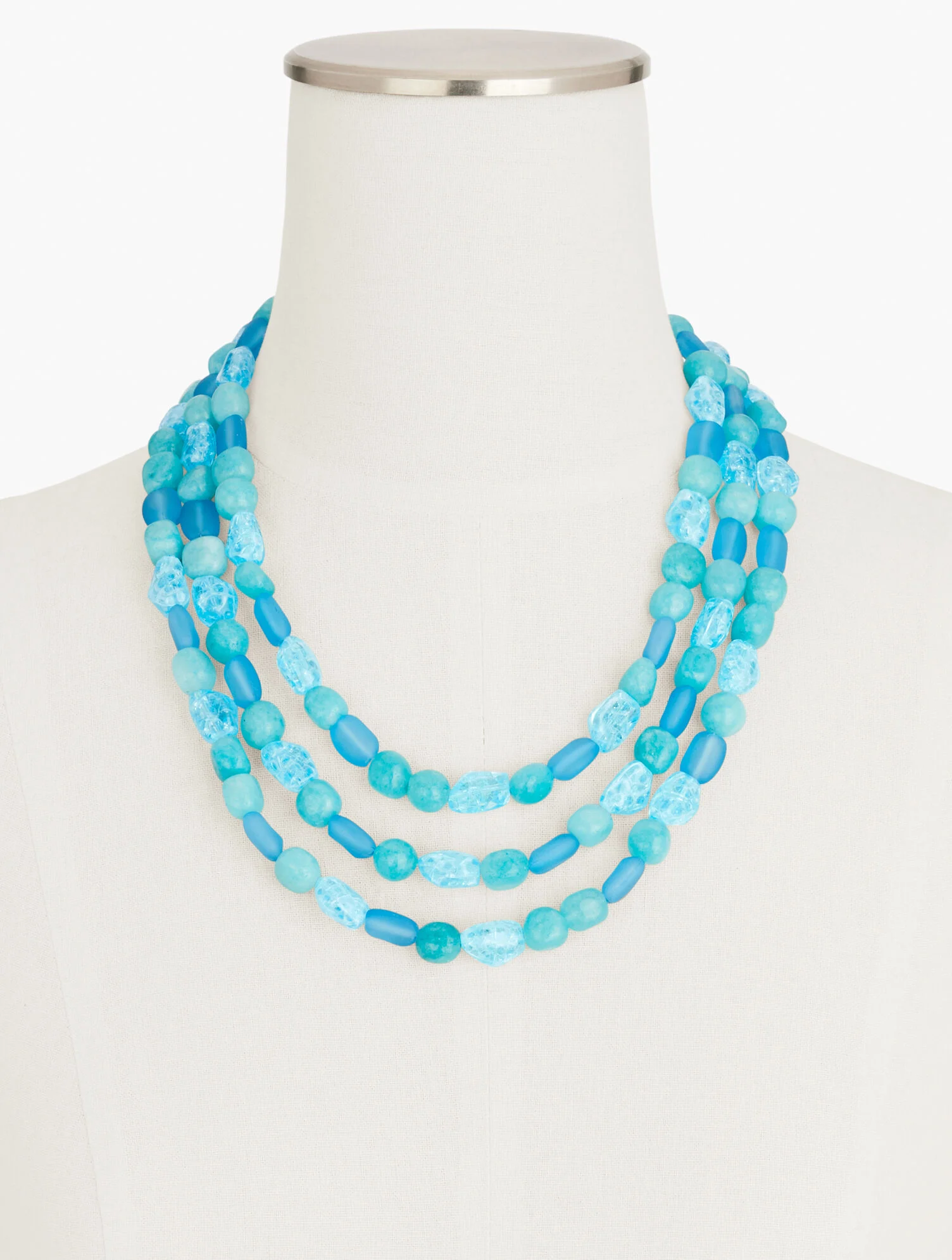 Chic and Timeless: Turquoise Jewelry Picks for Women Over 50 Tania Stephens 50 is not old fashion blogger layered necklace