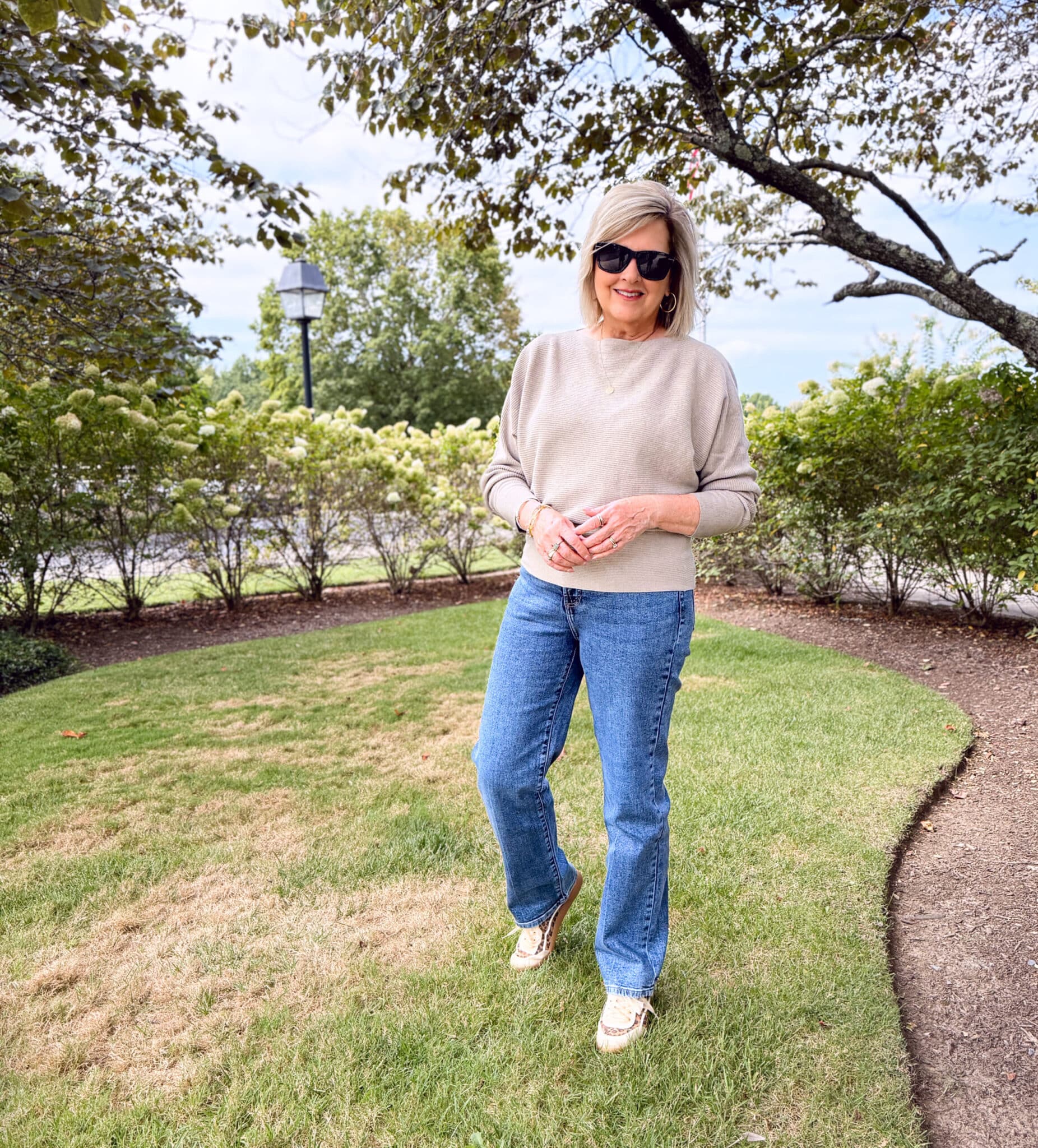 BEST MID WASH DENIM FOR WOMEN OVER 50