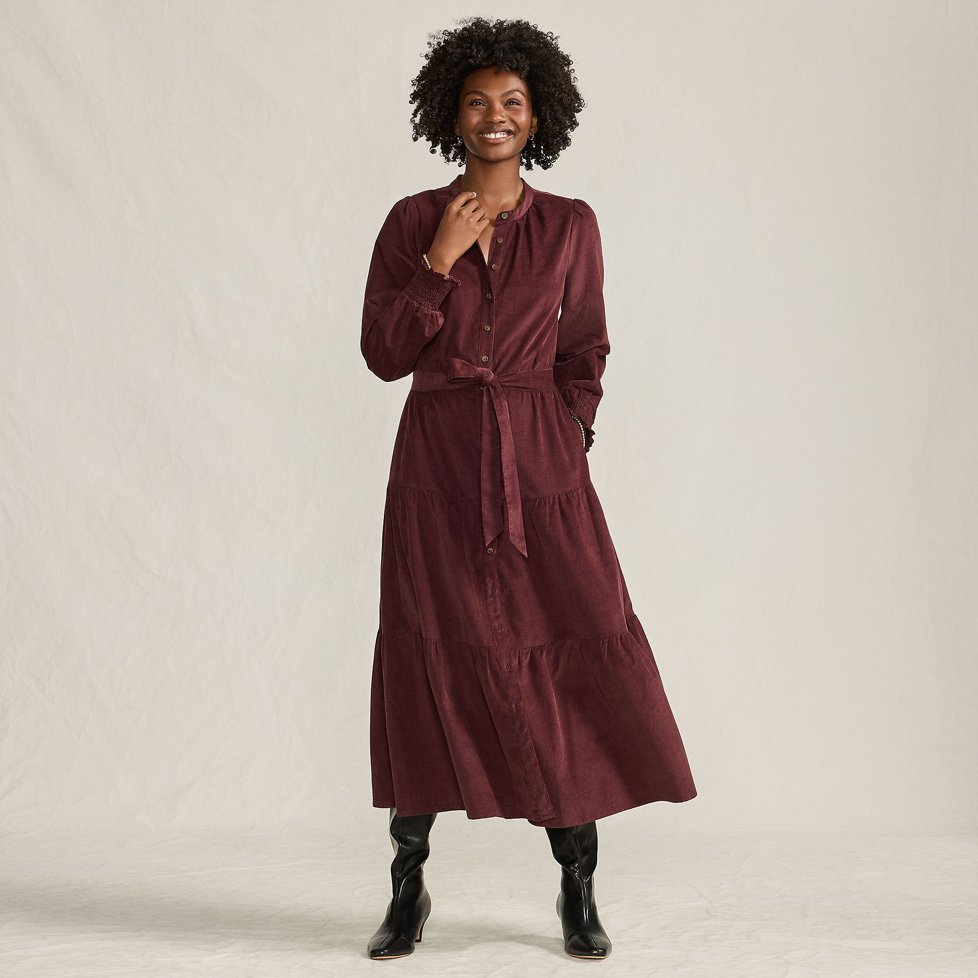 The Best Dress Colors to Wear in Fall 2025 tania stephens 50 is not old fashion blogger corduroy