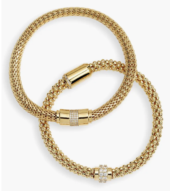 Mesh Stretch Bracelets, Set of 2, stylish jewelry for fall 2025 nordstrom