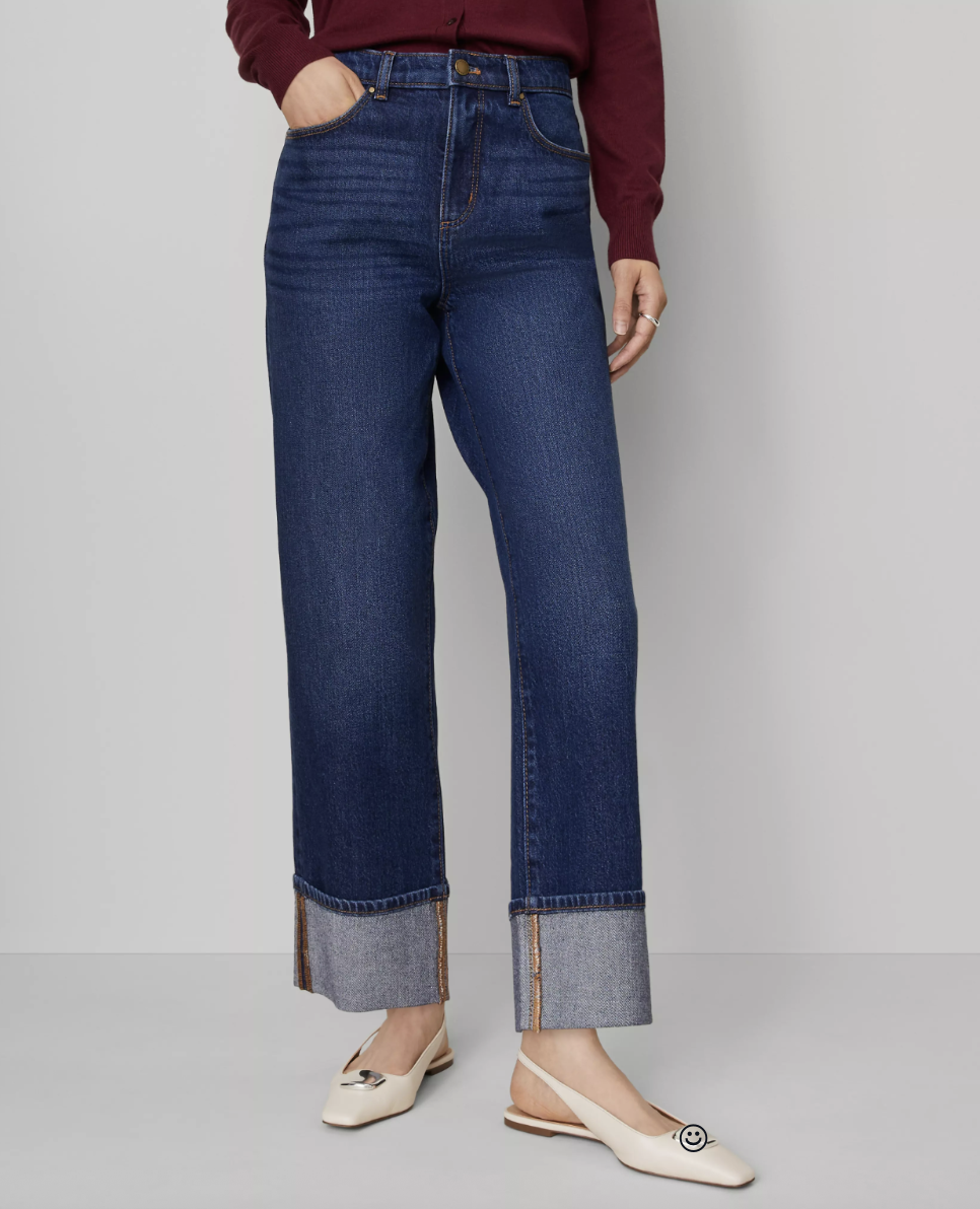 Best Dark Wash Jeans Every Woman Should Own tania stephens 50 is not old fashion blogger boyfriend jean