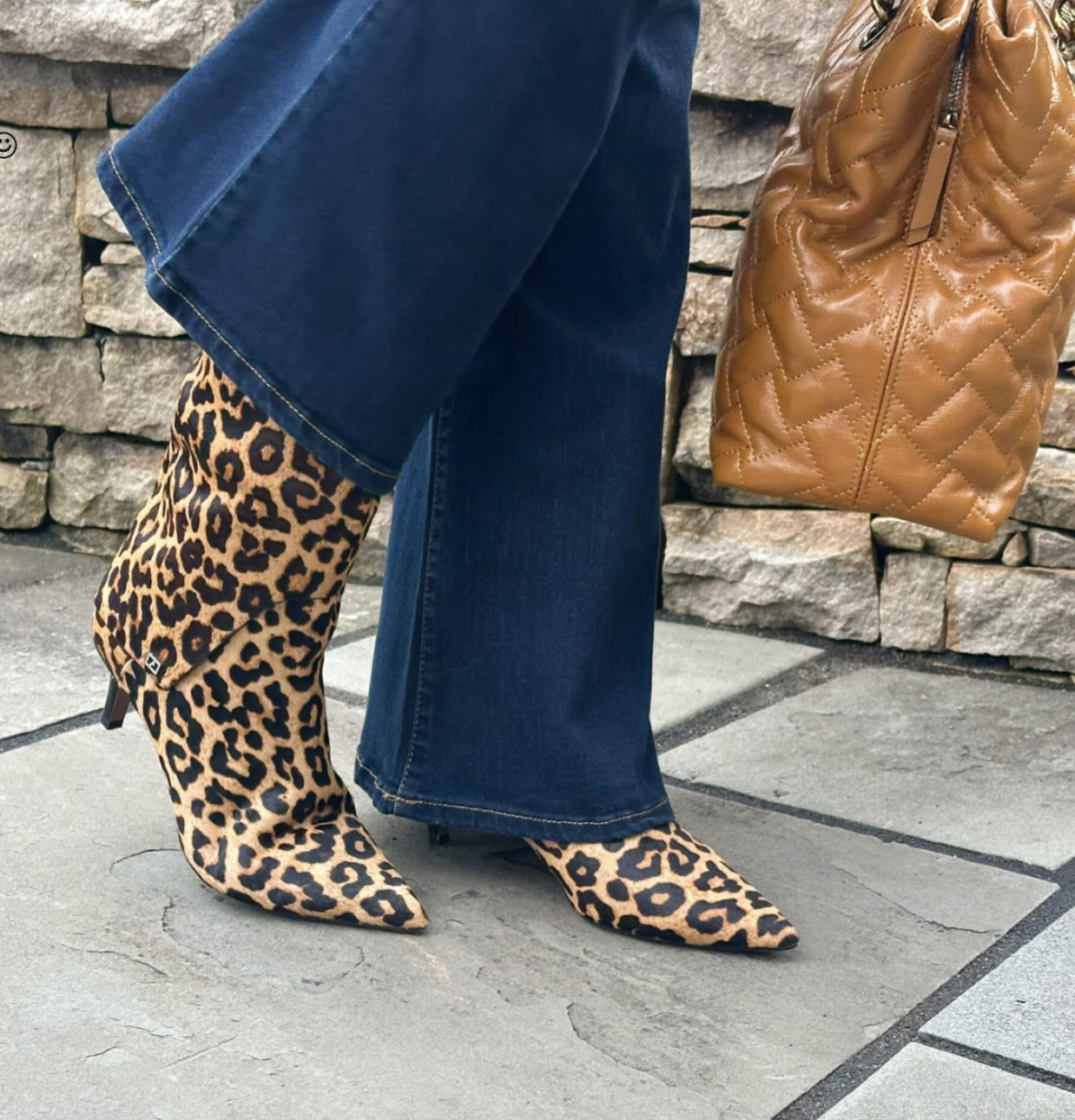 Franco Sarto Animal Print Boot