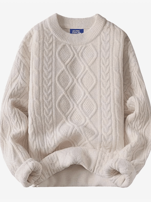 CABLE KNIT SWEATER